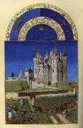 LIMBOURG brothers Les trs riches heures du Duc de Berry: Septembre (September) s china oil painting artist